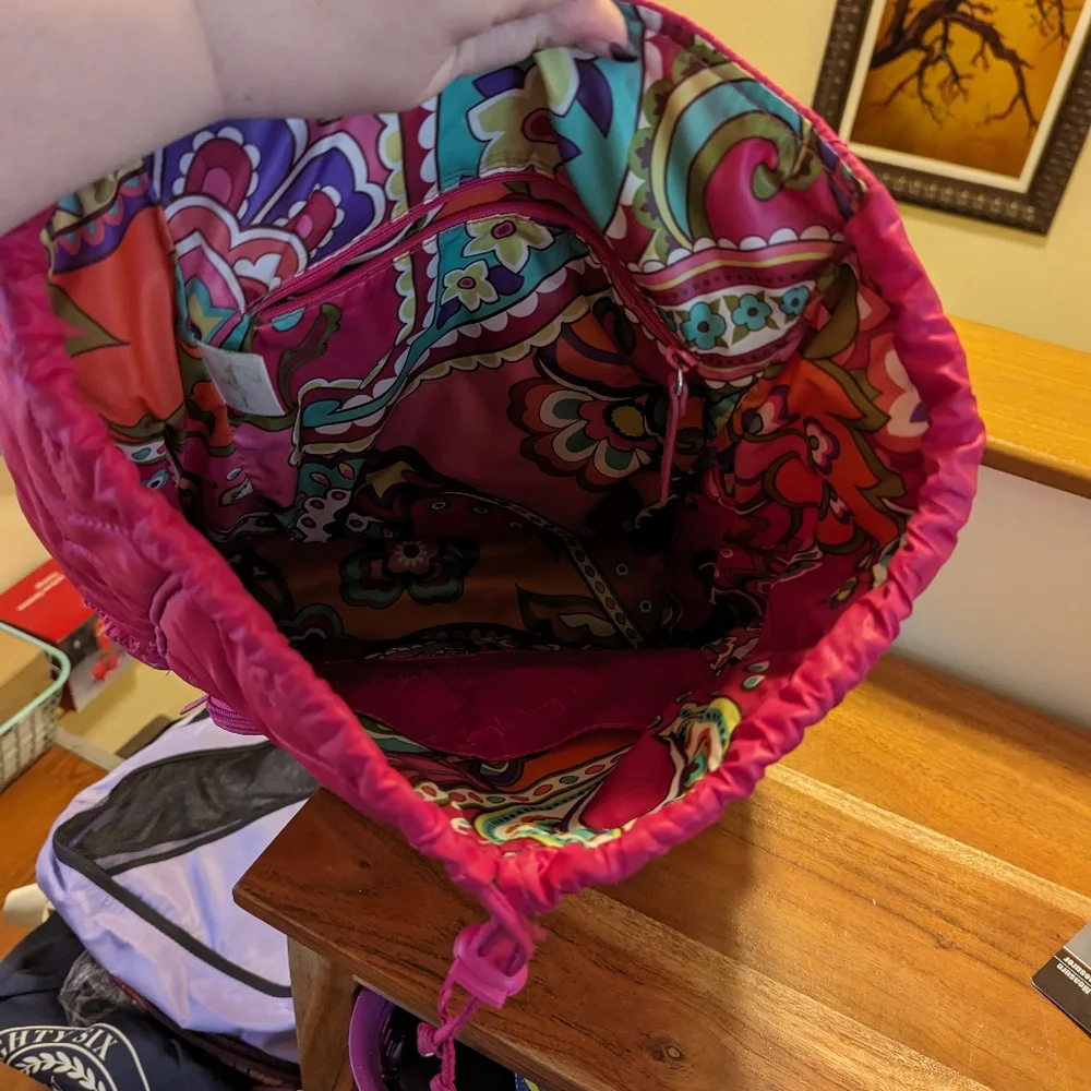 Vera Bradley Pink Backpack - Picture 4 of 6